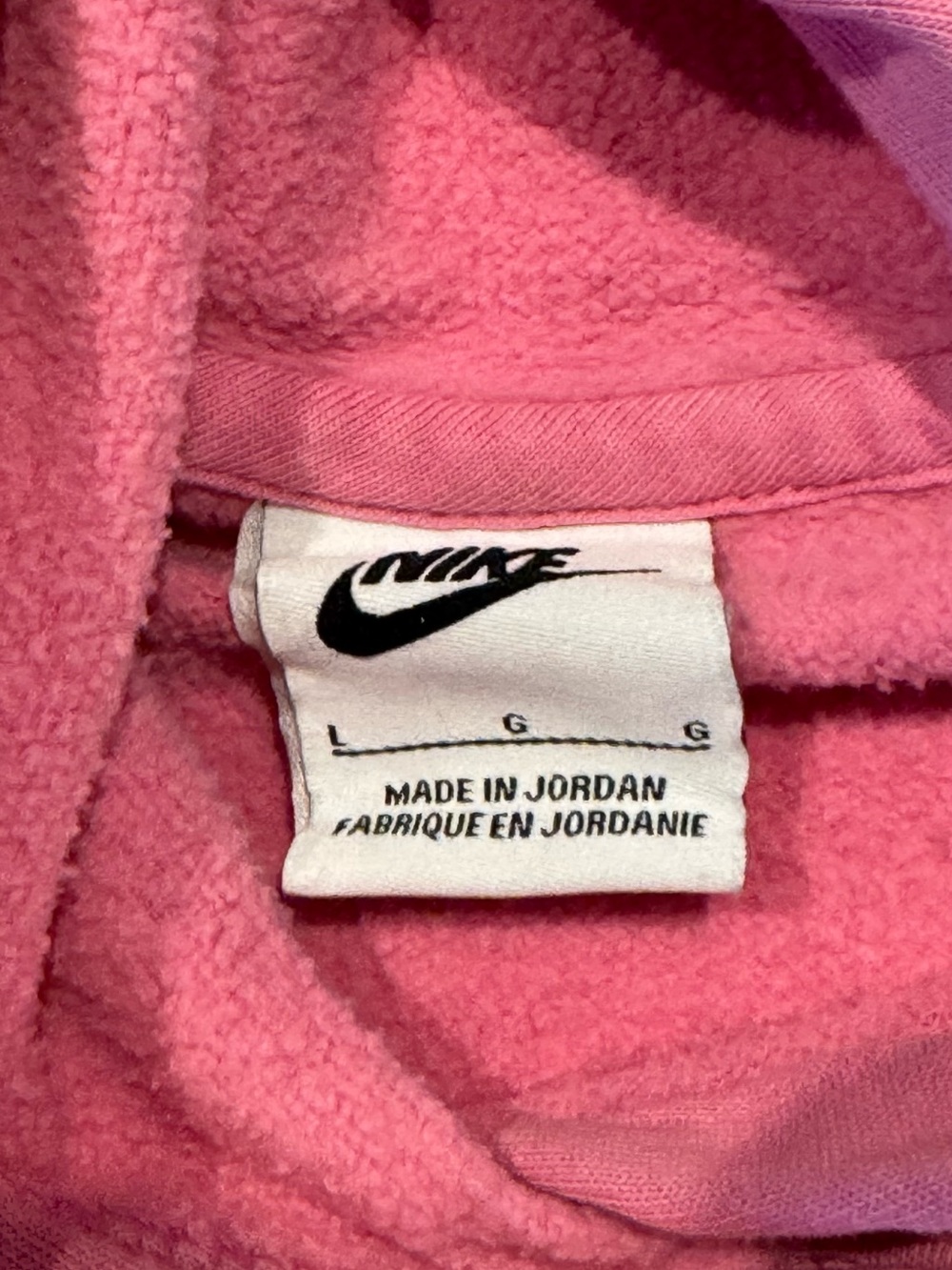 Nike Kids Pink Fleece Joggers and sweatshirt set with Embroidered Swoosh - Picture 3 of 9